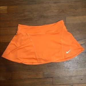 Orange Nike Dry-Fit skirt